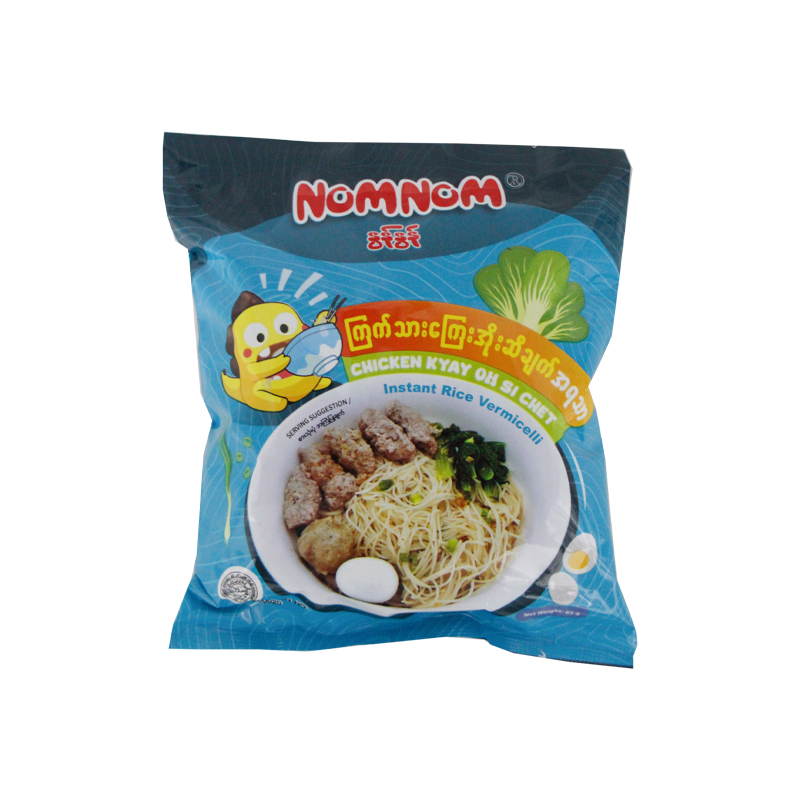 Nom Nom Instant Rice Vermicelli Chicken Kyay Oh Si Chet 85g