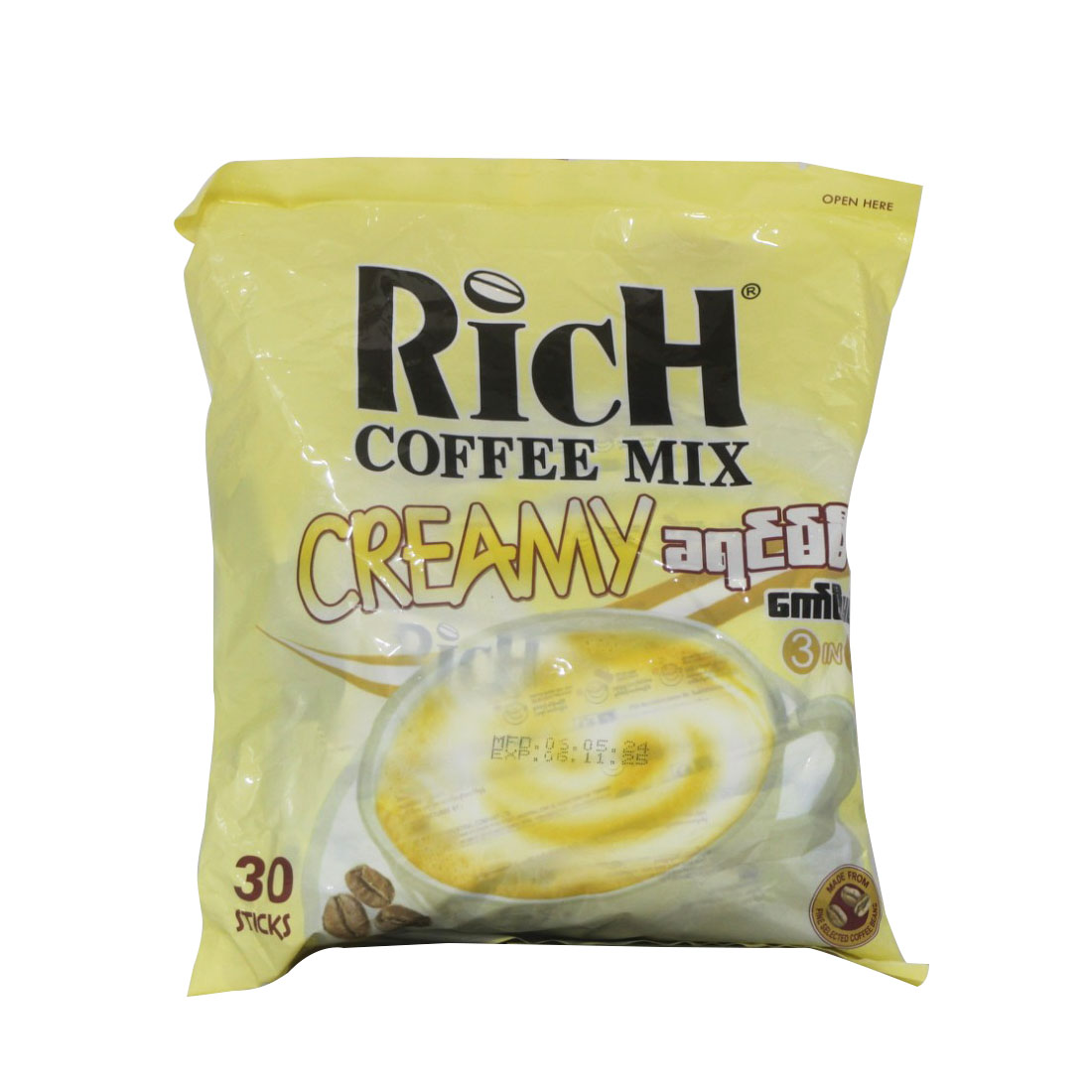 Rich 3 in 1 Creamy Coffeemix  30sticks