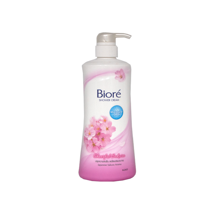 Biore Shower Cream Cheerful Sakura 550ml