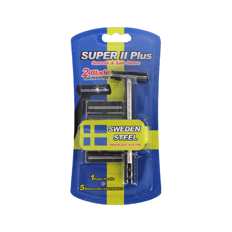Super II Plus Smooth & Safe Shave Twin Blade