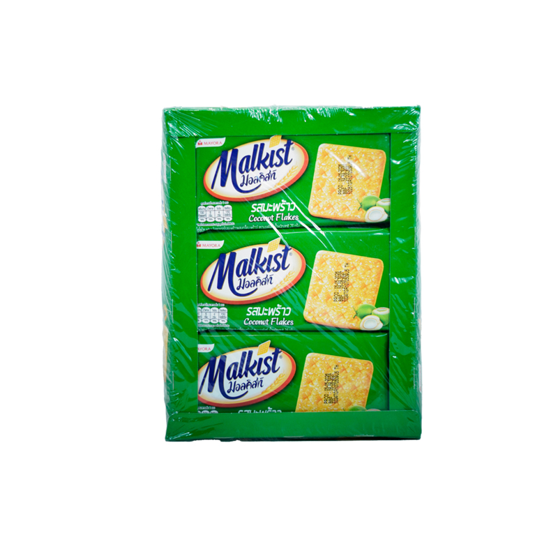 Mayora Malkist Coconut Flakes Cracker 336g