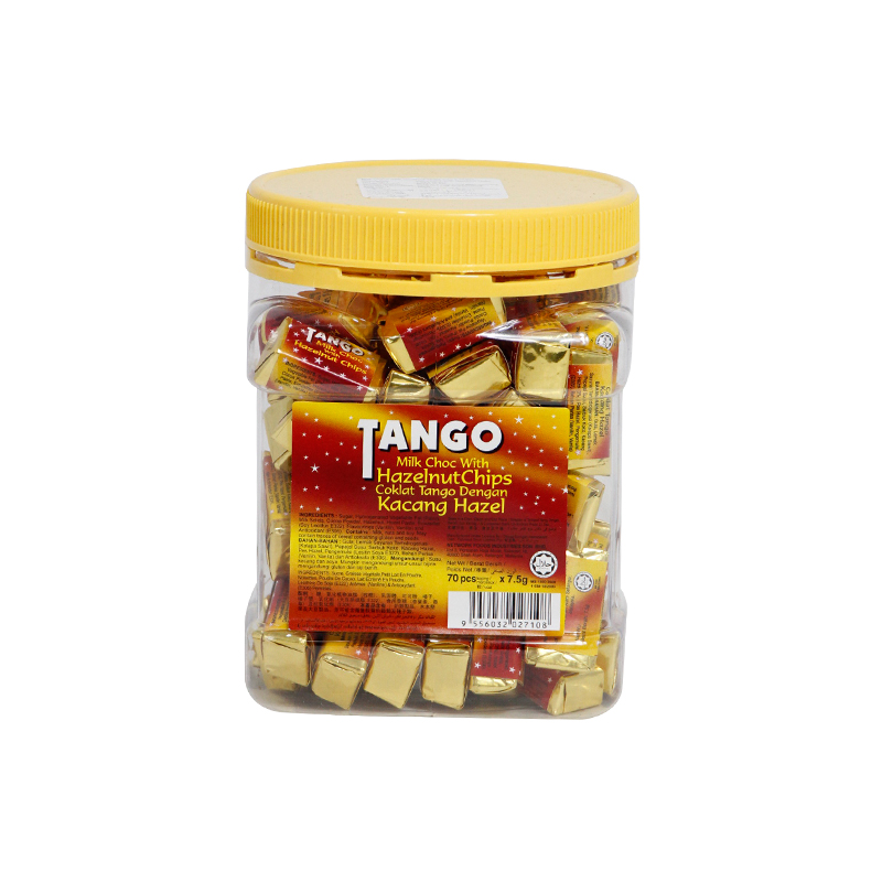 Tango Milk Chocolate With Hazelnut 70pcs
