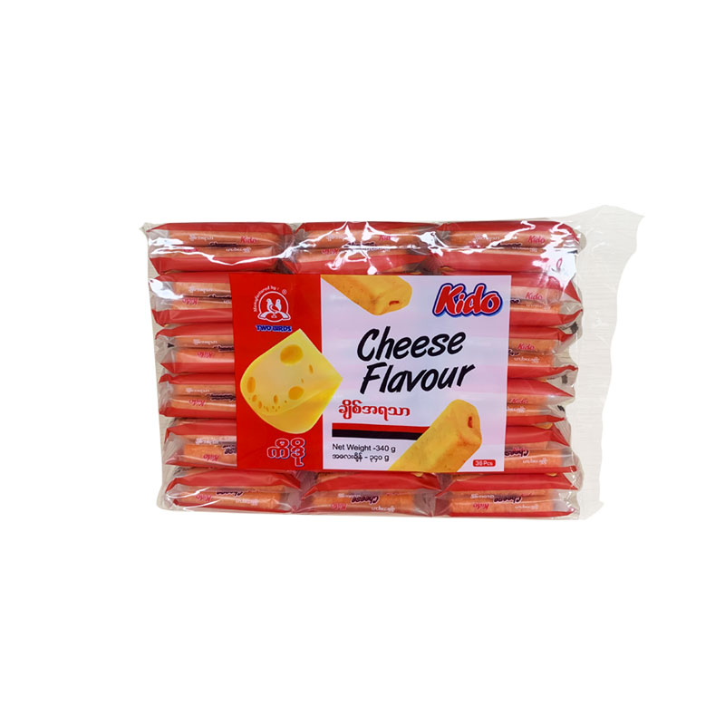 Kido Cheese Flavour Rice Cracker 340g