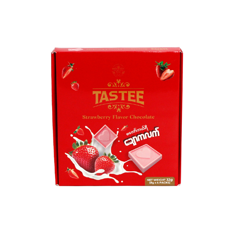 Tastee Strawberry Flavor Chocolate 32g (1x24)