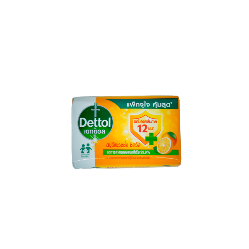 Dettol Soap Refreshing Citrus Orange 100g